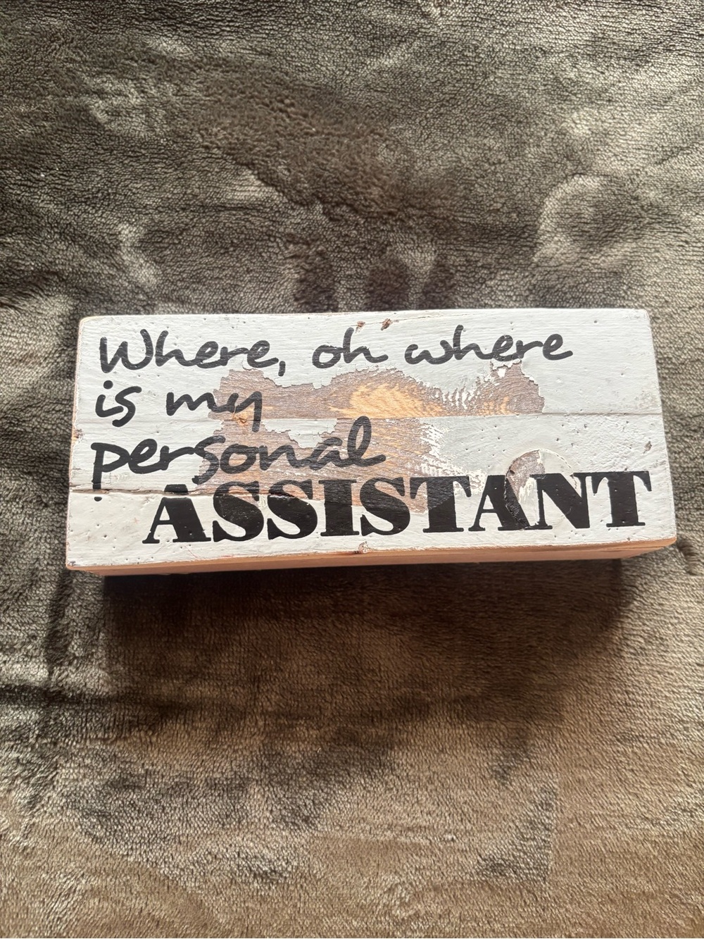 Small Rustic Sign Decor